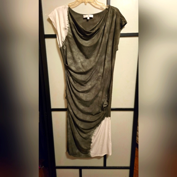 Vannesa Williams Dresses & Skirts - VANESSA WILLIAMS COTTON SPANDEX MOSS TYE DYE DRESS SIZE LARGE